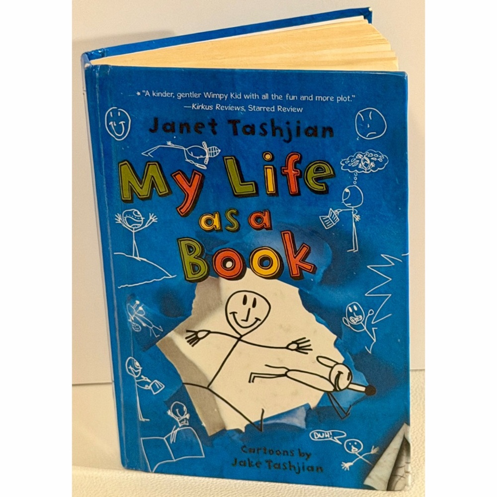 My Life as a Book Janet Tashjian Hardcover Kids Middle Grade Novel